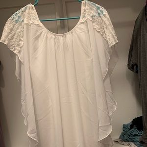 Cato white dress shirt NWOT